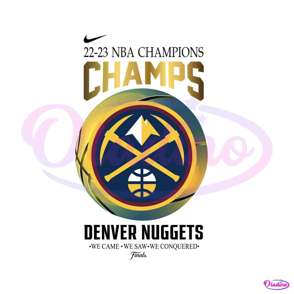 Denver Nuggets 2023 NBA Finals Champions PNG Silhouette Files